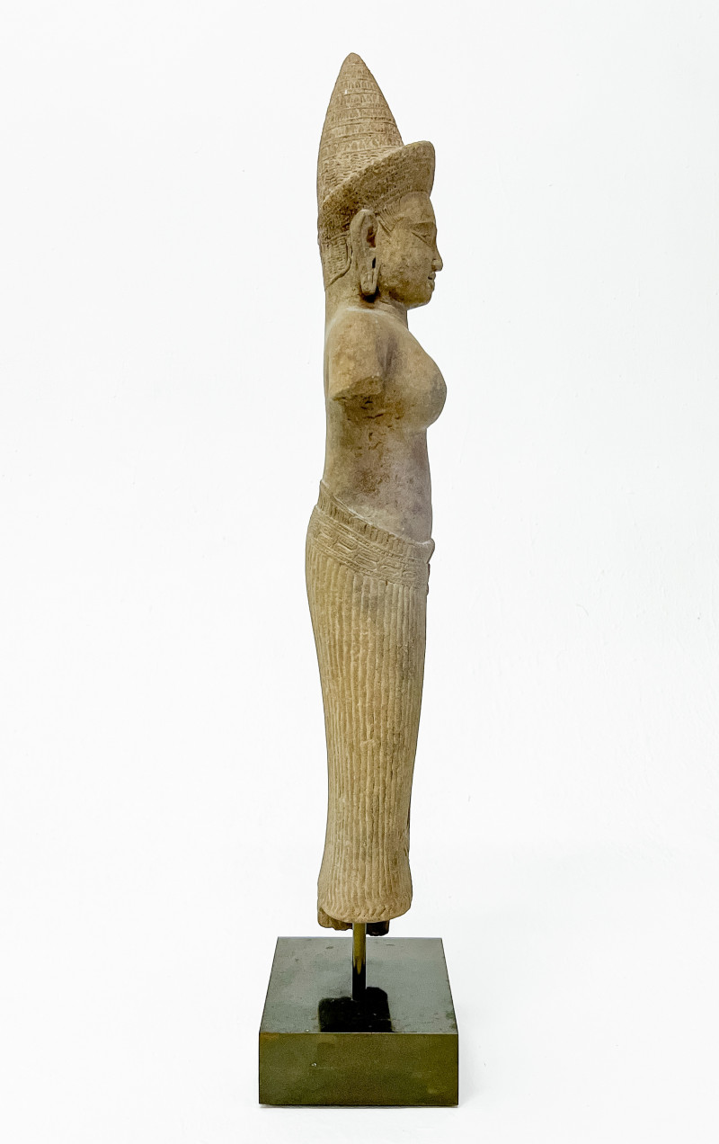 Khmer Sandstone Figure of Uma