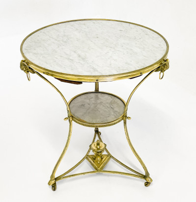 Image for Lot French Neoclassical Style Gilt-Bronze Guéridon