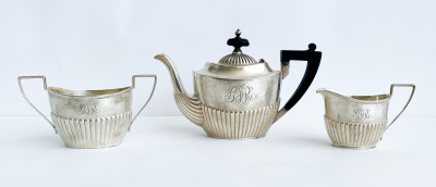 Image for Lot Gorham Sterling Silver Tea Service