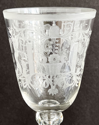 Assembled Group of Etched Glass