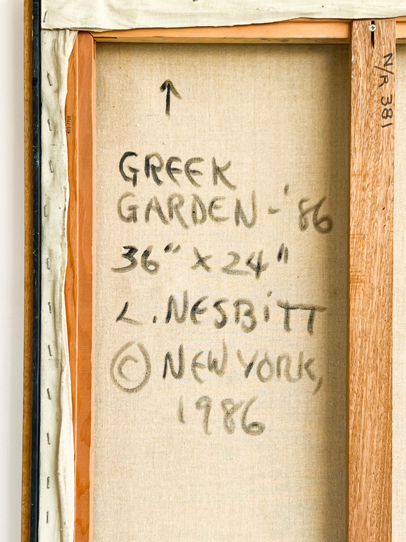 Lowell Nesbitt - Greek Garden