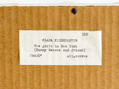 Clara Klinghoffer - Two Girls in New York (Bunny Desser and Friend)