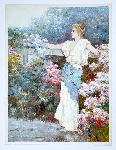 Lawrence (Law Kwok Leung) - Woman in Garden