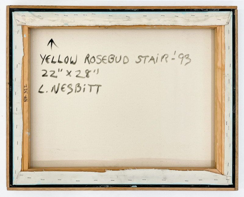 Lowell Nesbitt - Yellow Rosebud Stair