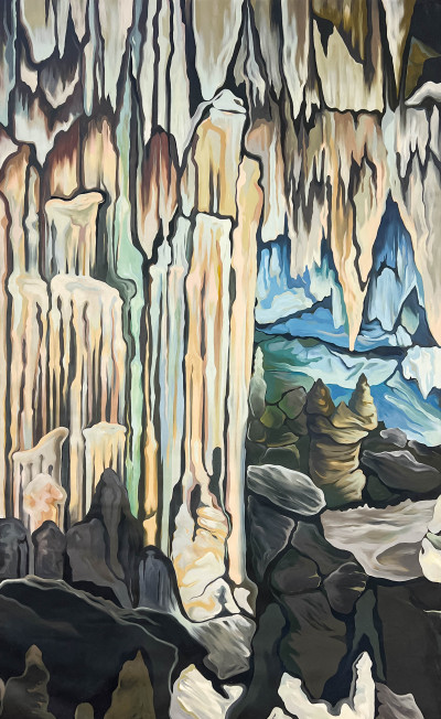 Lowell Nesbitt - Altamira Cavern (Middle Section)