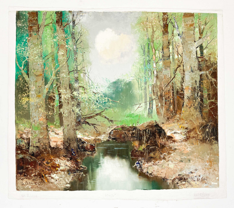 Willi Bauer - Forest Stream