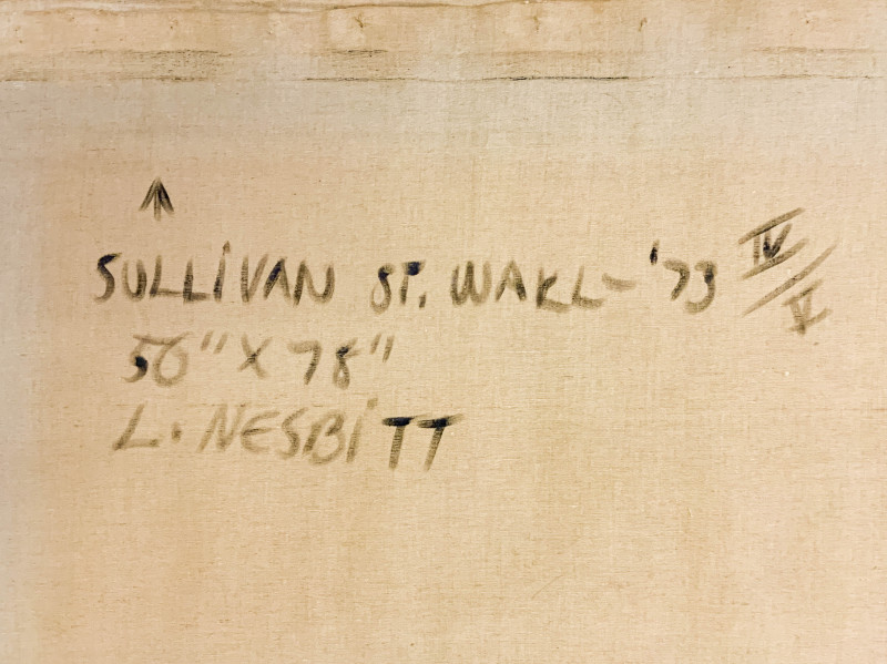 Lowell Nesbitt - Sullivan St. Wall IV/V