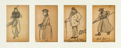 Unknown Artist - Character Costume Sketches