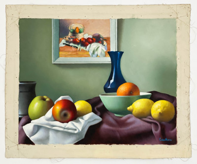 Christopher Cawthorn - Still Life with Blue Vase