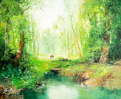 Willi Bauer - Riverside Forest