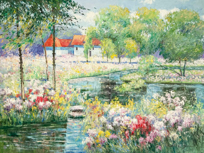 Charles Zhan - Flower Edged Lake