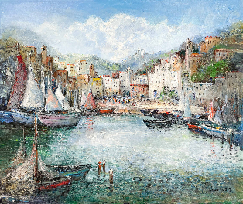 Willi Bauer - Corfu Harbor