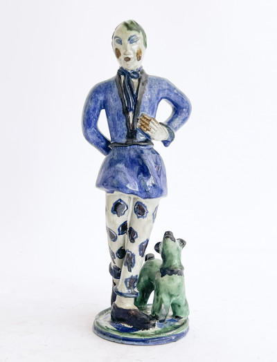 Image for Lot Susi Singer for Wiener Werkstatte Austrian Ceramic Figure