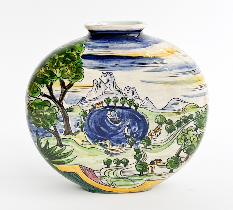 Maria Likarz for Wiener Werkstätte Austrian Ceramic Vase