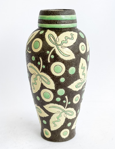 Image for Lot Boch Frères Keramis Pottery Vase
