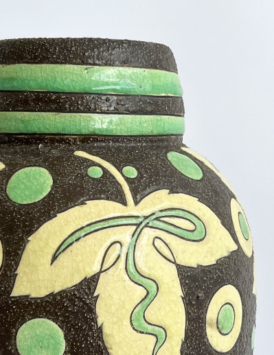 Boch Frères Keramis Pottery Vase