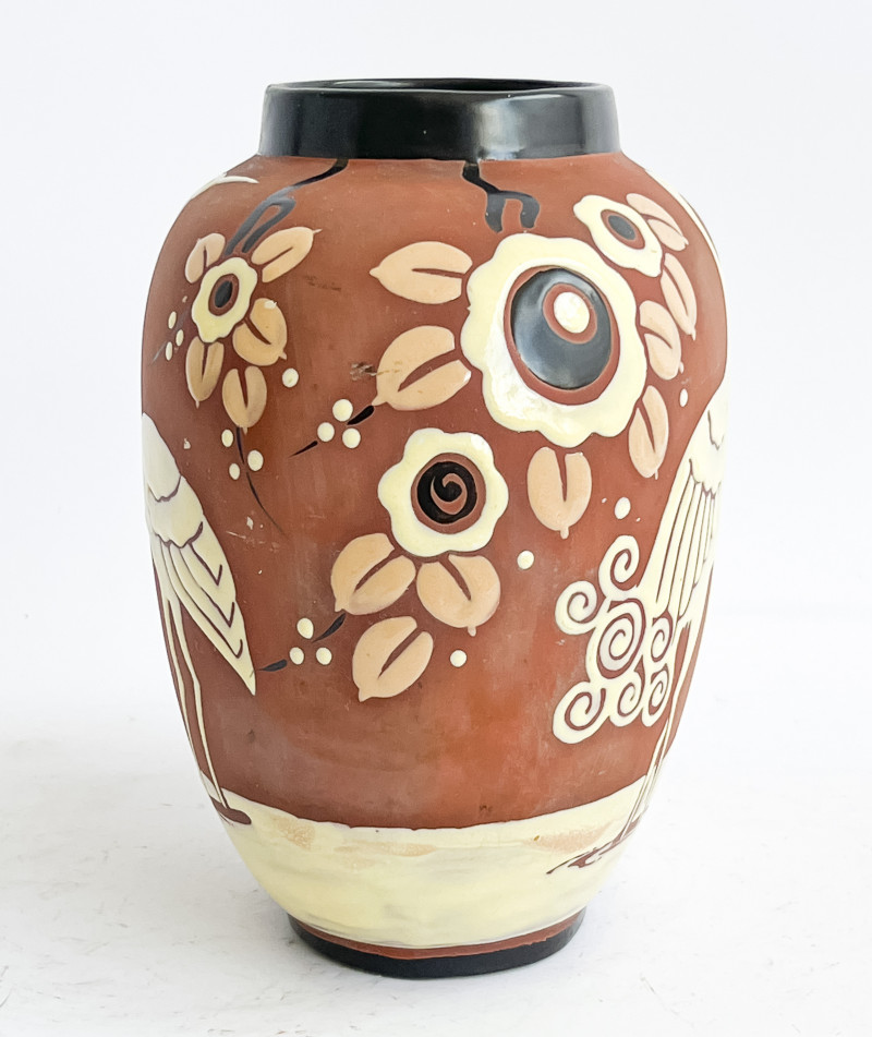 Boch Frères Keramis Pottery Vase