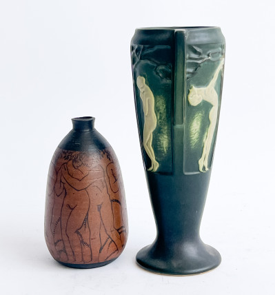 Roseville and Ciboure Pottery Vases