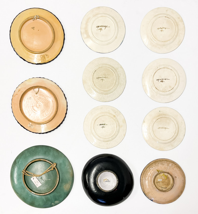 Assortment of Pottery Chargers And Plates