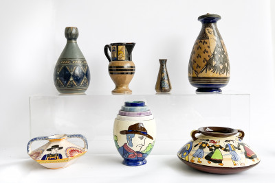 Image for Lot Quimper French Ceramic And Pottery Vessels