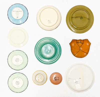 Group of Pottery Chargers and Plates, including Primavera and Longwy