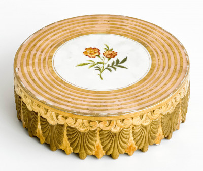 Image for Lot Dagoty Paris Porcelain Dessert Stand