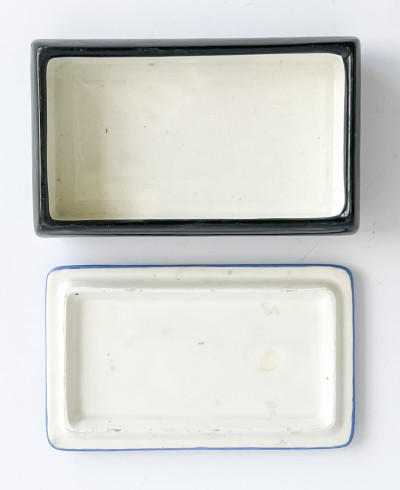 Lenci Italian Ceramic Covered Box