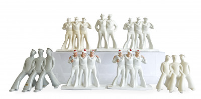 Image for Lot Assembled Group Of Sailor Figures