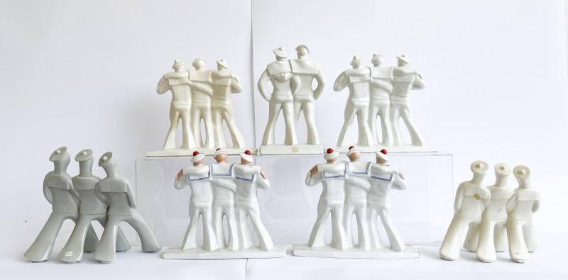 Assembled Group Of Sailor Figures