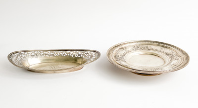 2 Silver Dishes