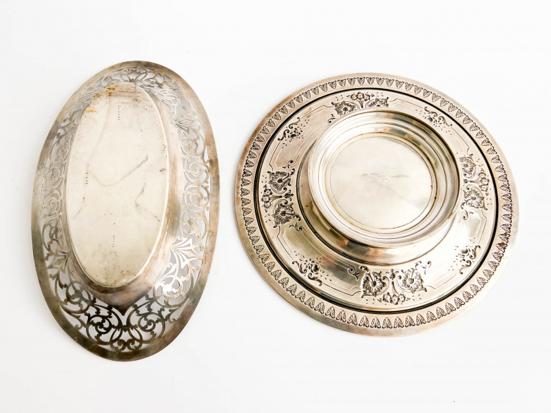 2 Silver Dishes