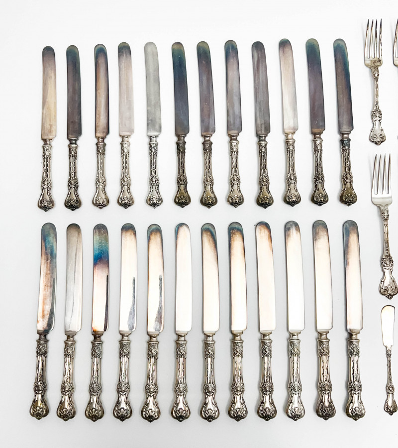 Whiting 'King Edward' Sterling Silver Flatware Service