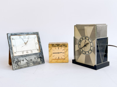 Image for Lot Tiffany & Co. and Others, Group of Desk Clocks