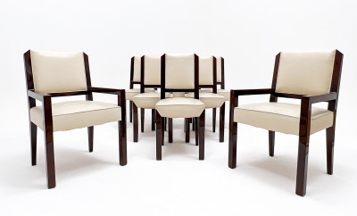 Set of 8 Art Deco Dining Chairs