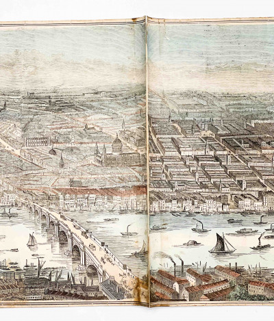 Illustrated Panoramic Scroll Of London