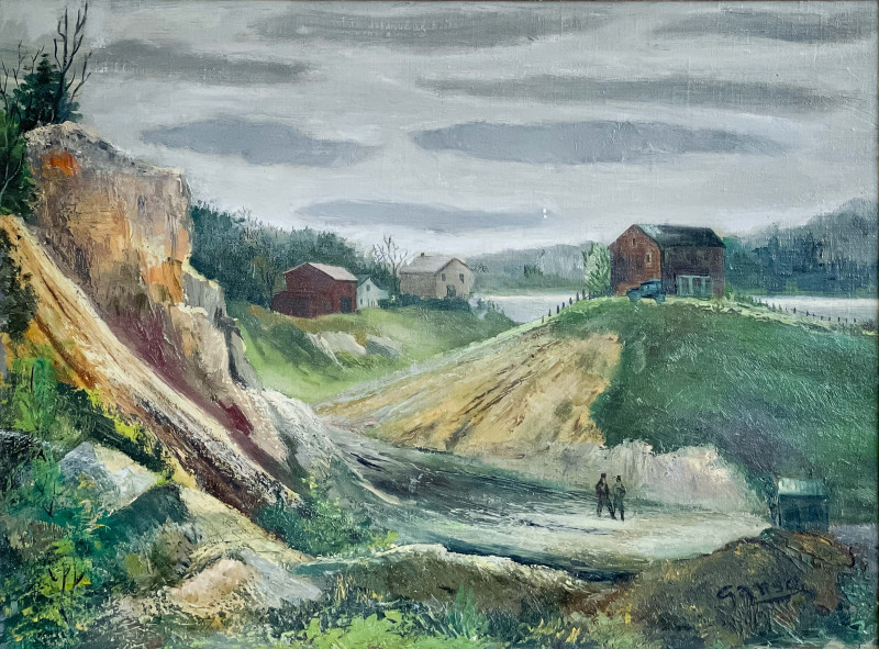 Emil Ganso - Untitled (Country Landscape)