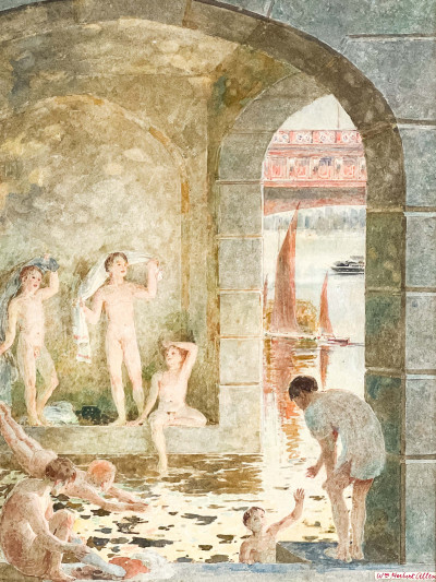 Image for Lot William Herbert Allen - Untitled (Bathing Scene)