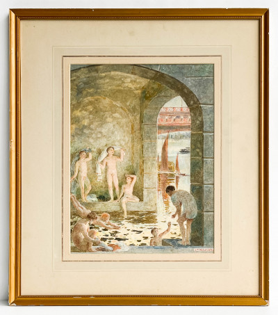 William Herbert Allen - Untitled (Bathing Scene)