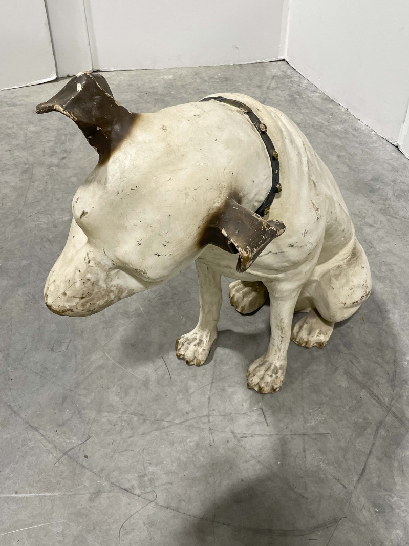 Large RCA 'Nipper' Dog Advertising Display Statue