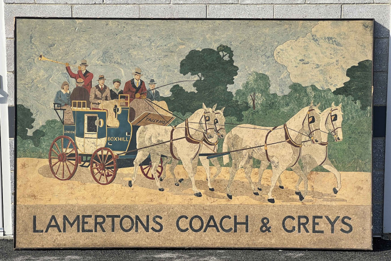 Lamertons Coach & Greys Large Advertising Mural