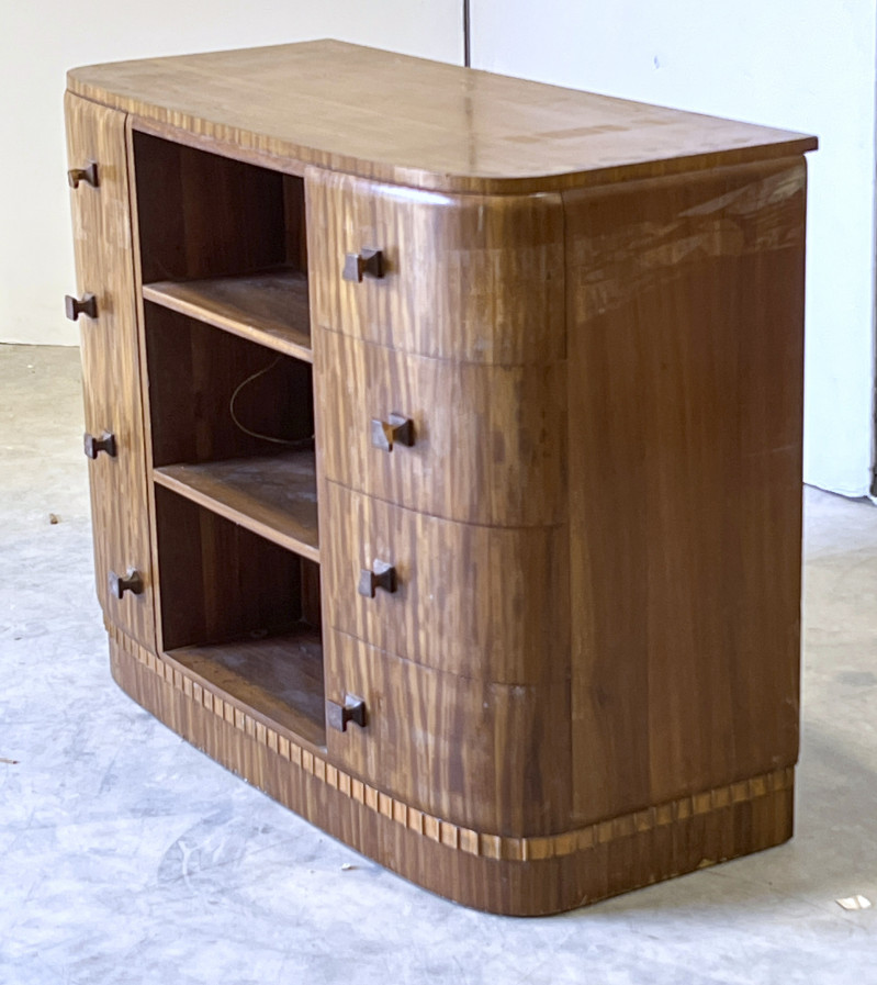 Art Deco Wood Cabinet