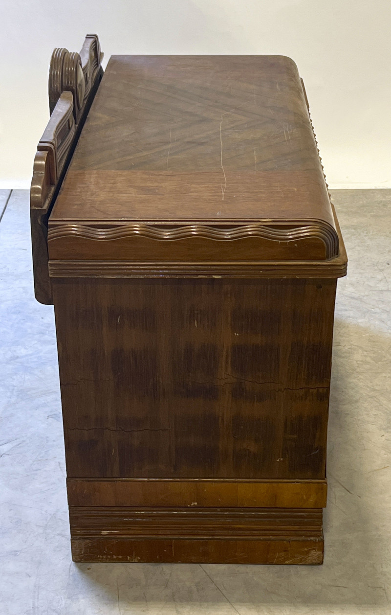 Art Deco Inlaid Mixed Wood Chest