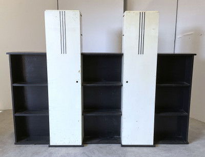 Art Deco Streamline Moderne Bookshelf Cabinet