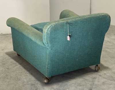 Low Upholstered Club Chair in the style of George Smith