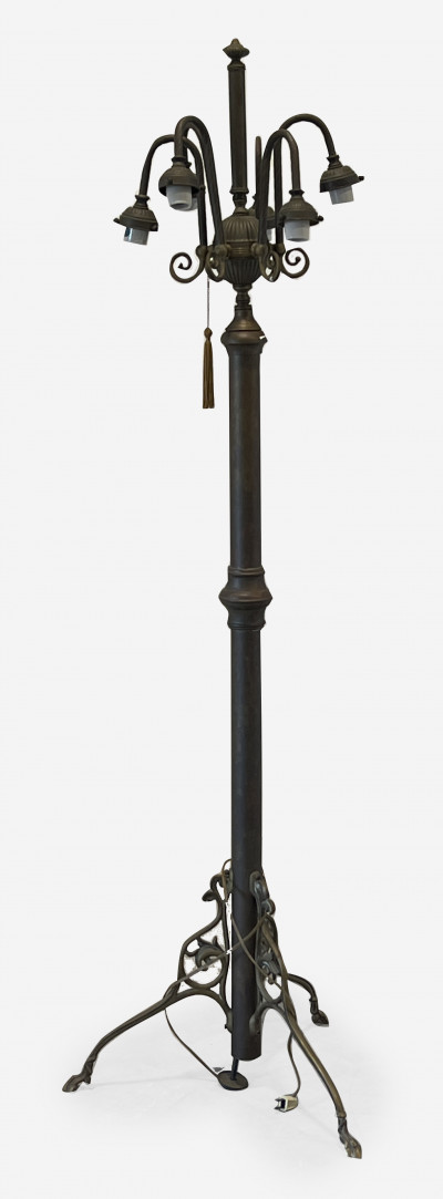 Victorian Brass Floor Lamp