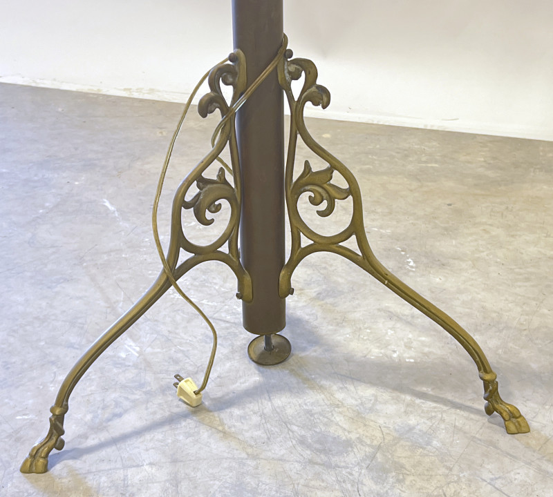 Victorian Brass Floor Lamp