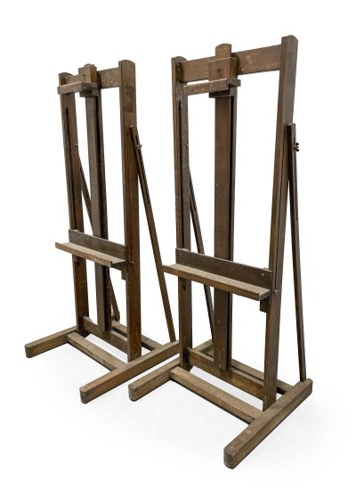 Image for Lot 2 Wooden Artist's Easels