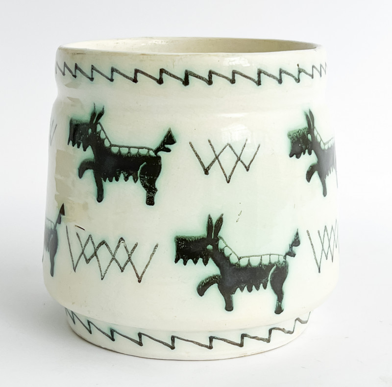 Louis Randour - Glazed Stoneware Vase
