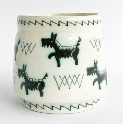 Image for Lot Louis Randour - Glazed Stoneware Vase