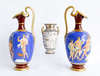 Samuel Alcock and Company - Greek-Revival Vases